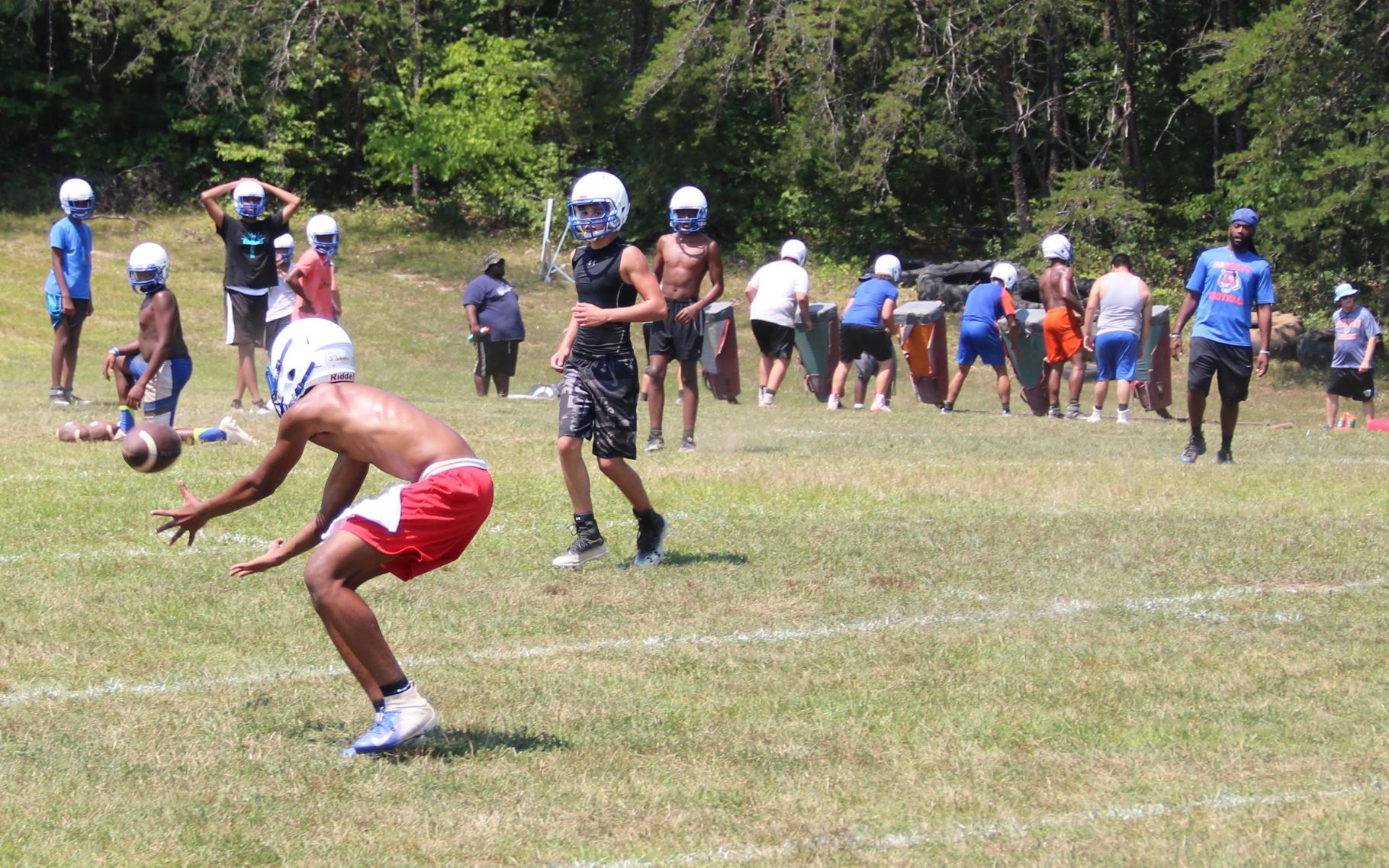 First day of Bassett football practice
